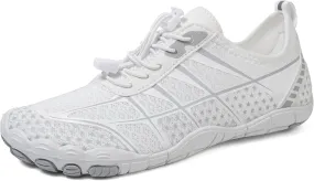 Barefoot Shoes Women Walking Arch Support Hiking Water Shoes with Arch Support for Women Walking with Wide Toe Box Zero Drop Trail Hiking Running Sneakers Breathable Lightweight Outdoor Footwear