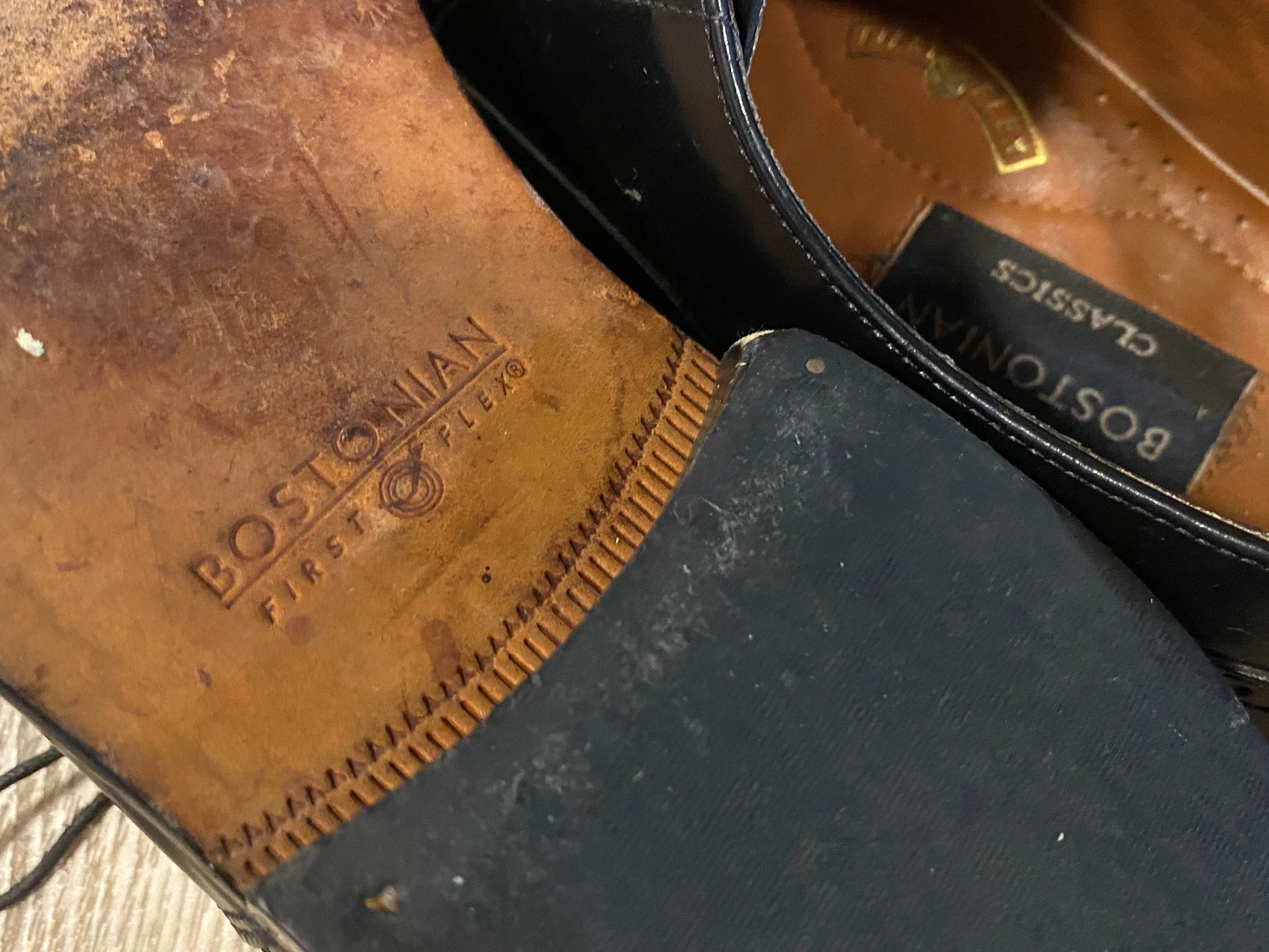 Cap Toe Bostonian Oxford Shoes 8M 41 (China)