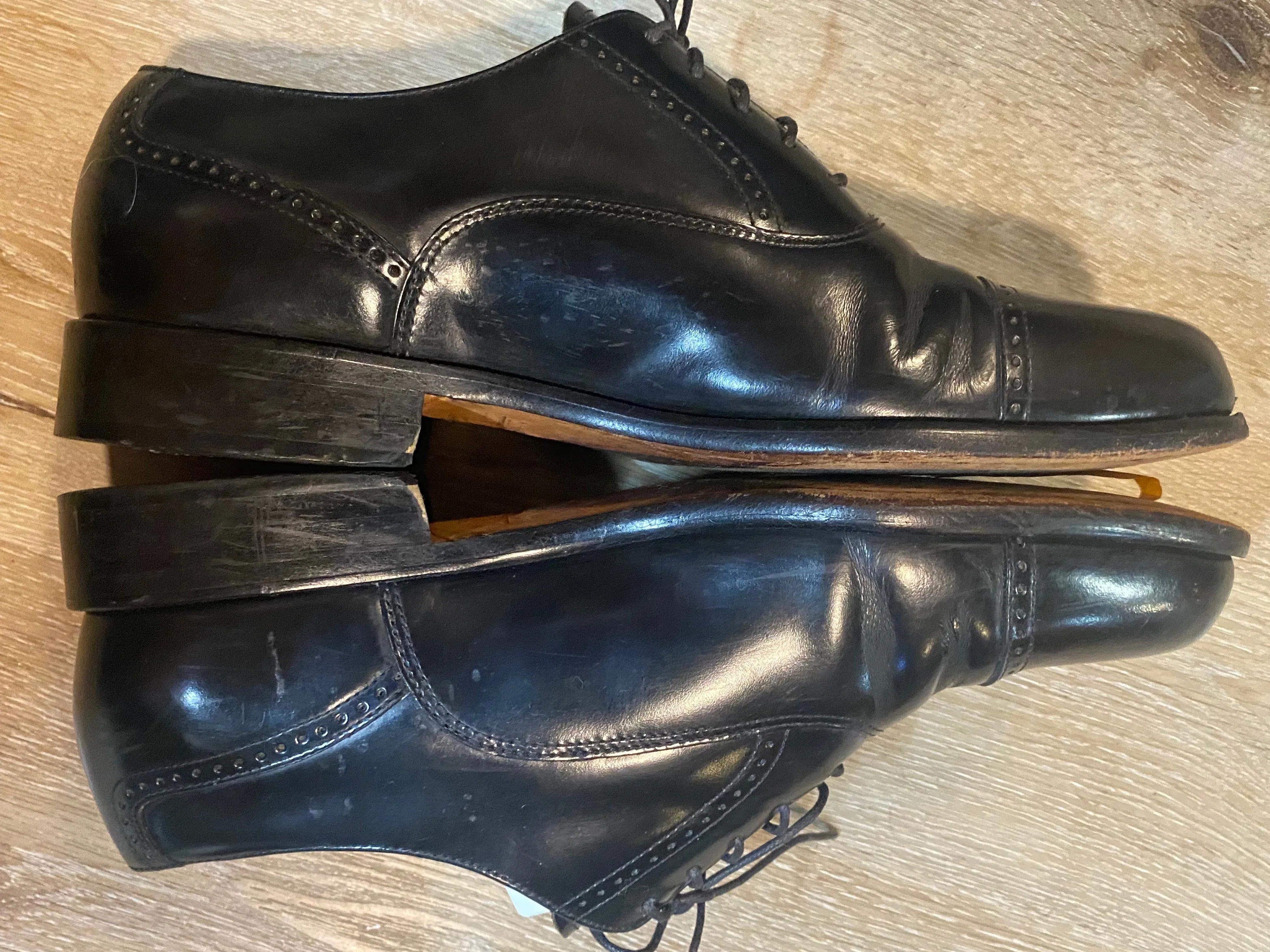 Cap Toe Bostonian Oxford Shoes 8M 41 (China)