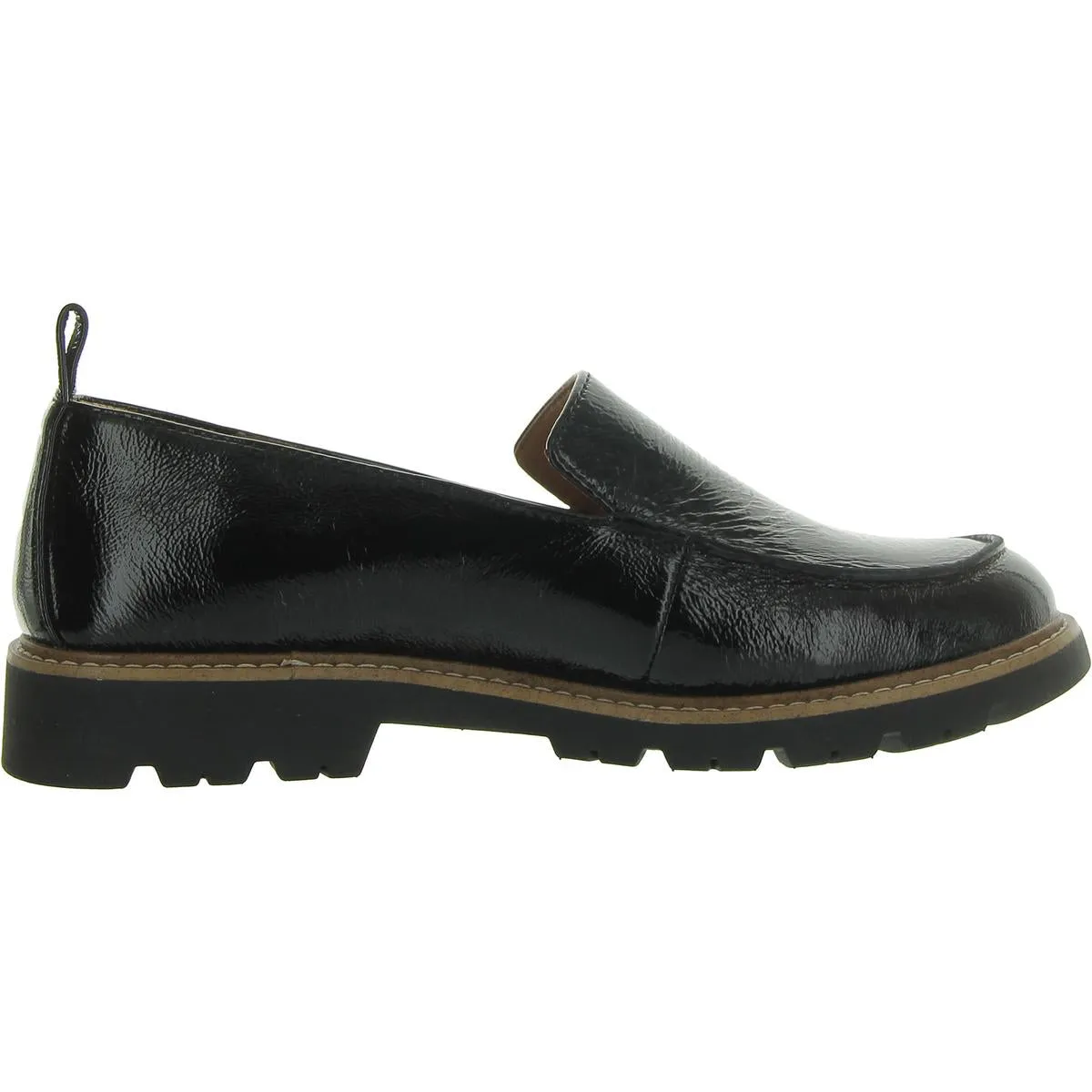Comfortiva Womens Lindee Leather Slip On Loafers