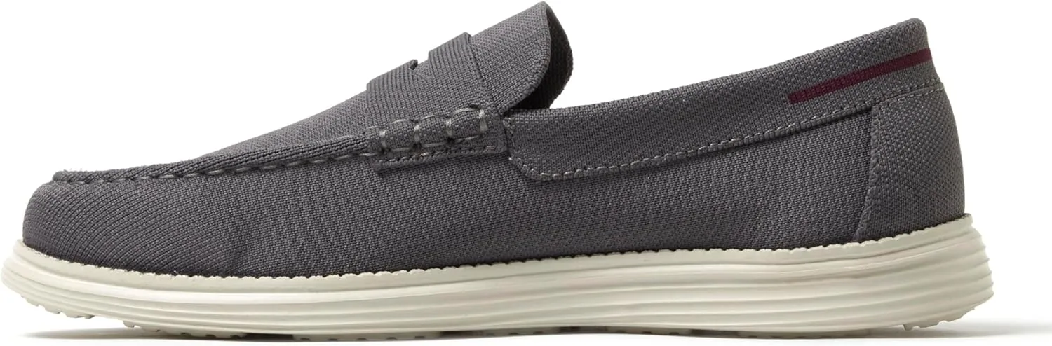 Dearfoams Men's Rollins Slip on Shoe Comfortable Lightweight Machine Washable with Arch Support Loafer