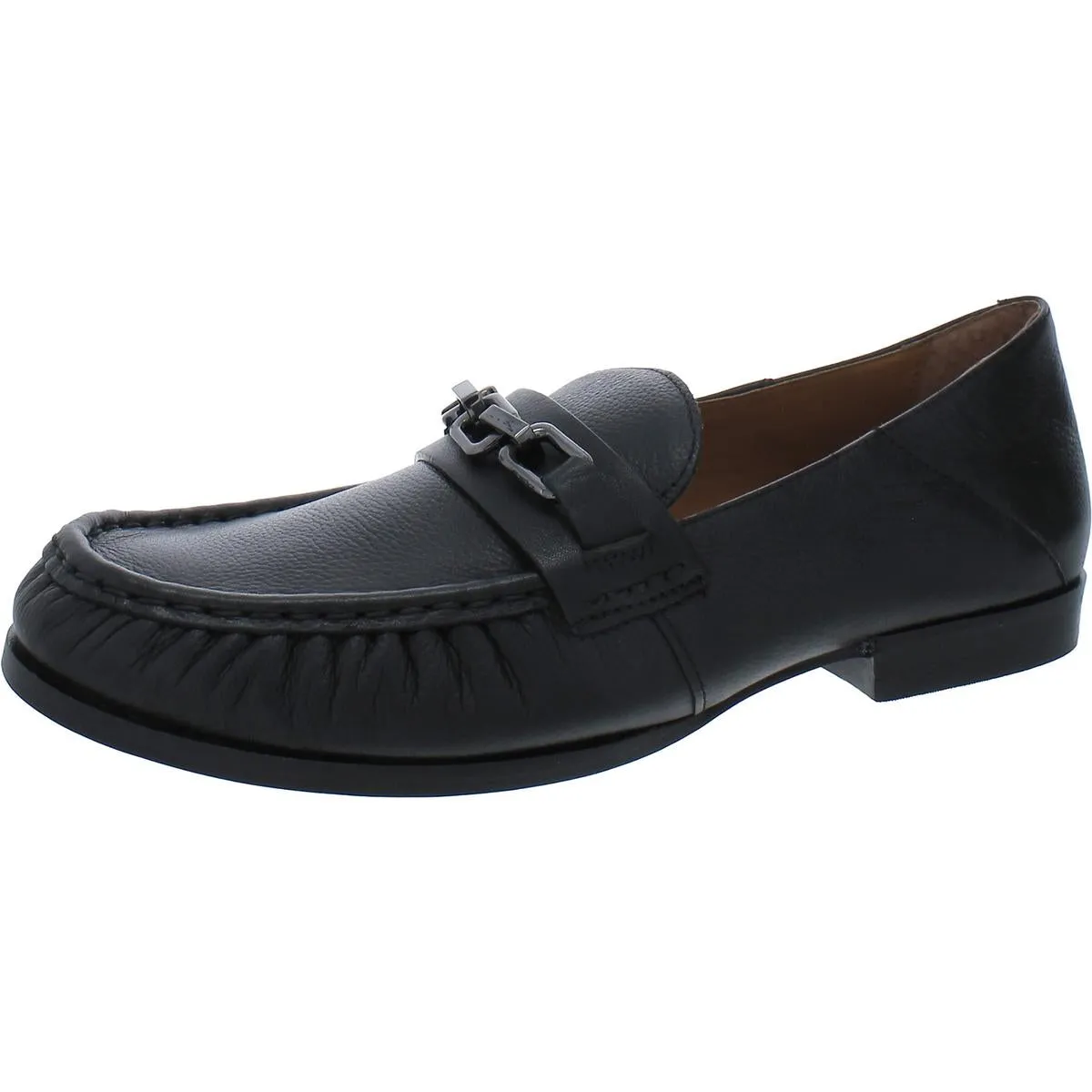 Gentle Souls by Kenneth Cole Womens Janella Leather Slip-On Loafers