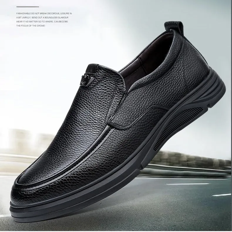 Luxury Men's Oxford Wingtip Shoes Business Formal Dress Shoes Genuine Leather