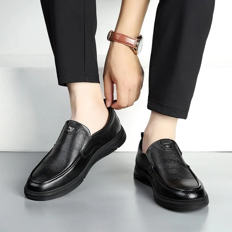 Luxury Men's Oxford Wingtip Shoes Business Formal Dress Shoes Genuine Leather
