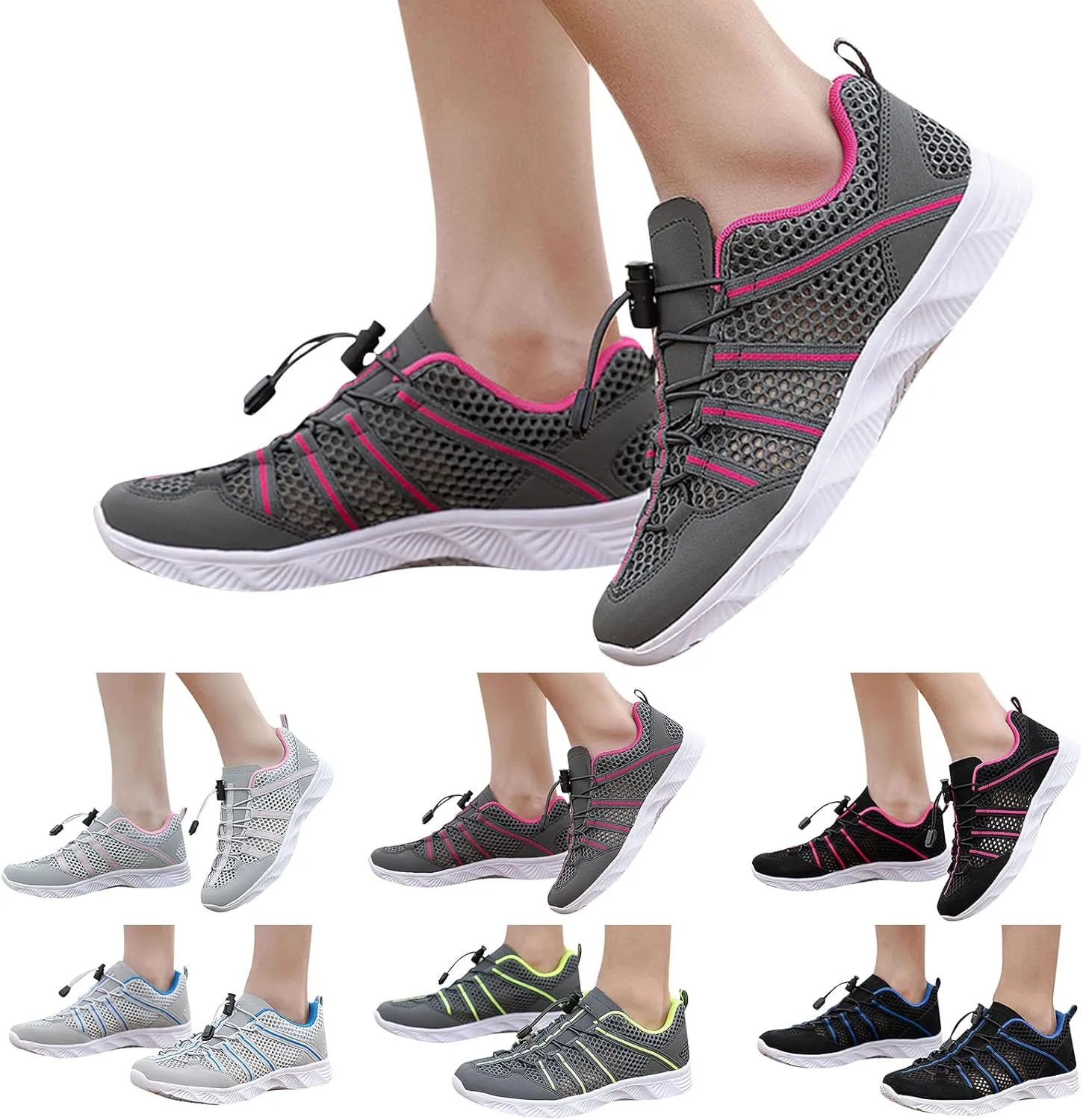 Mens Water Shoes Wide Closed Toe Non Slip Water Shoes Barefoot Wide Water Shoes for Women Barefoot Yoga Exercise Wear Sport Accessories for Water Sports Travel Walk