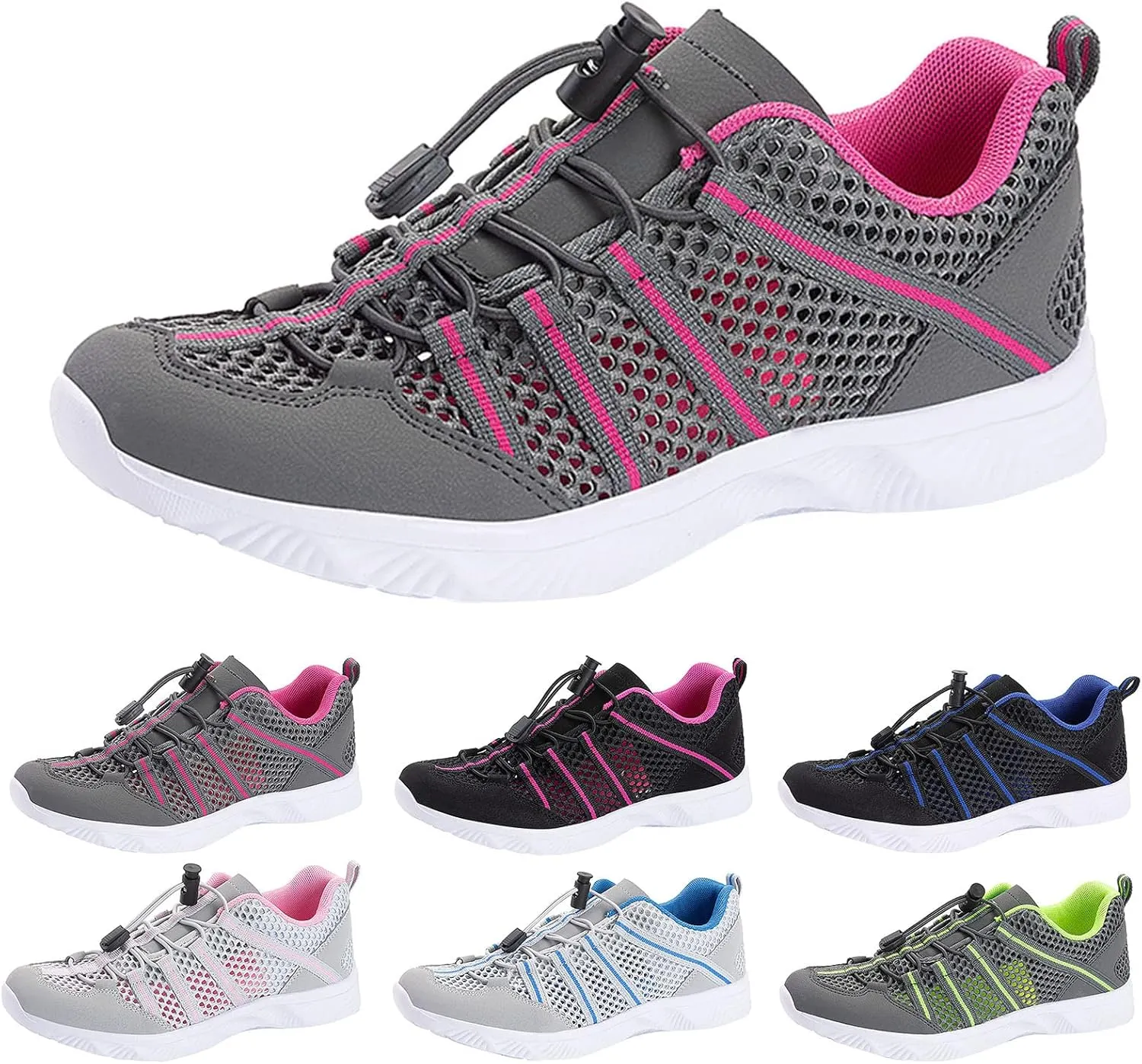 Mens Water Shoes Wide Closed Toe Non Slip Water Shoes Barefoot Wide Water Shoes for Women Barefoot Yoga Exercise Wear Sport Accessories for Water Sports Travel Walk