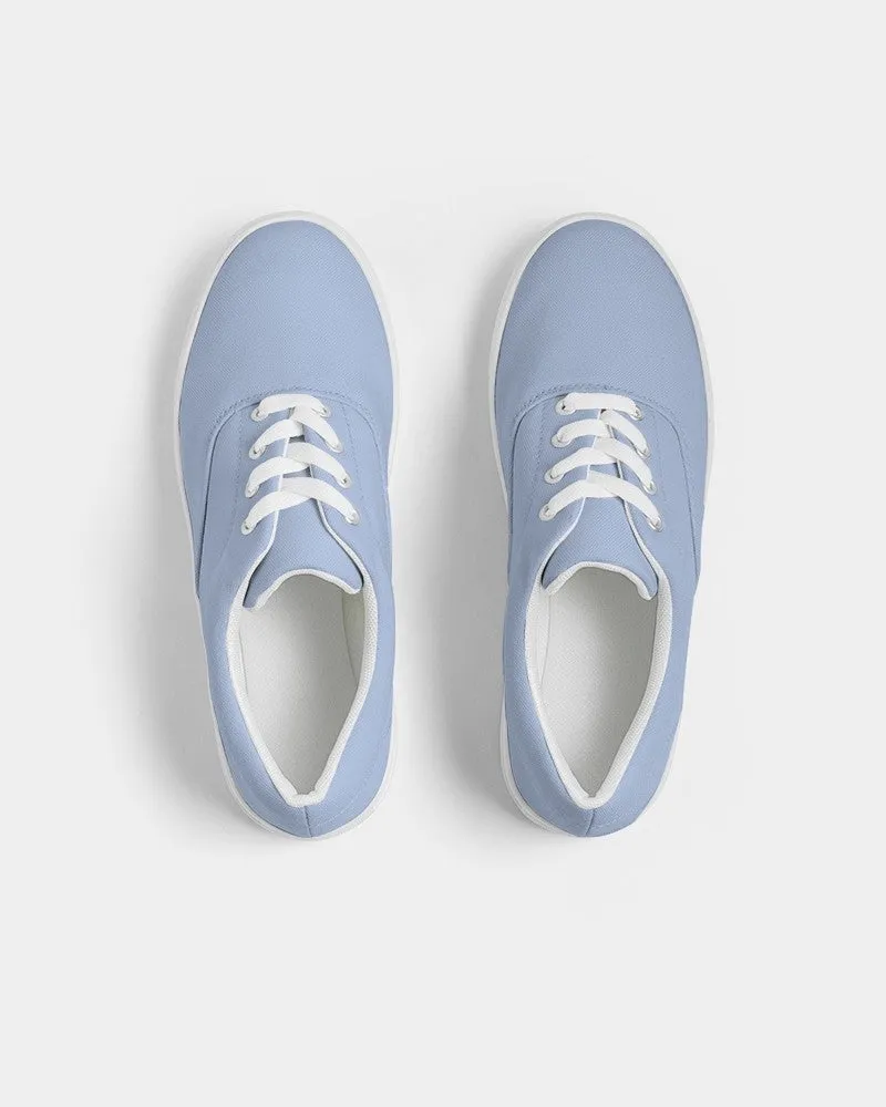 Pale Pastel Blue Men's Canvas Sneakers | Men's | Bright Pale Pastel Blue | C30M15Y0K0
