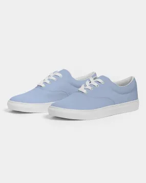 Pale Pastel Blue Men's Canvas Sneakers | Men's | Bright Pale Pastel Blue | C30M15Y0K0