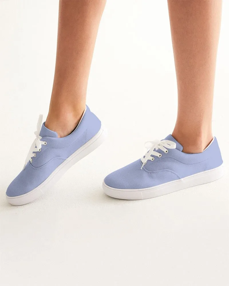 Pale Pastel Blue Women's Canvas Sneakers | Women's | Bright Pale Pastel Blue | C30M22Y0K0