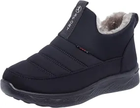 Snow Shoes for Men Womens Winter Non-Slip Ankle Booties Waterproof Work Boots for Men