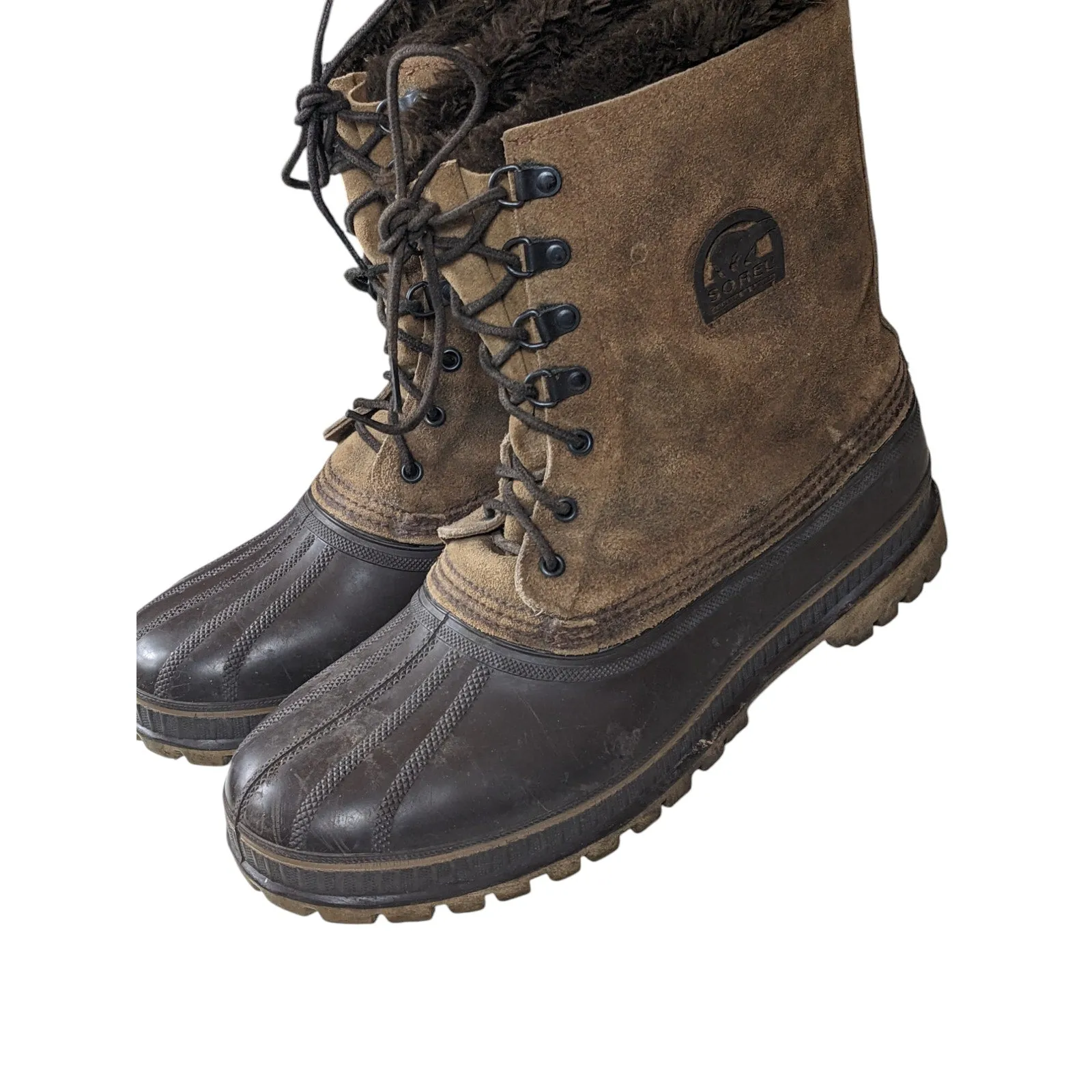 Sorel Winter Boots Mens 12 Kaufman Canada Waterproof Warm Insulated Heavy Duty