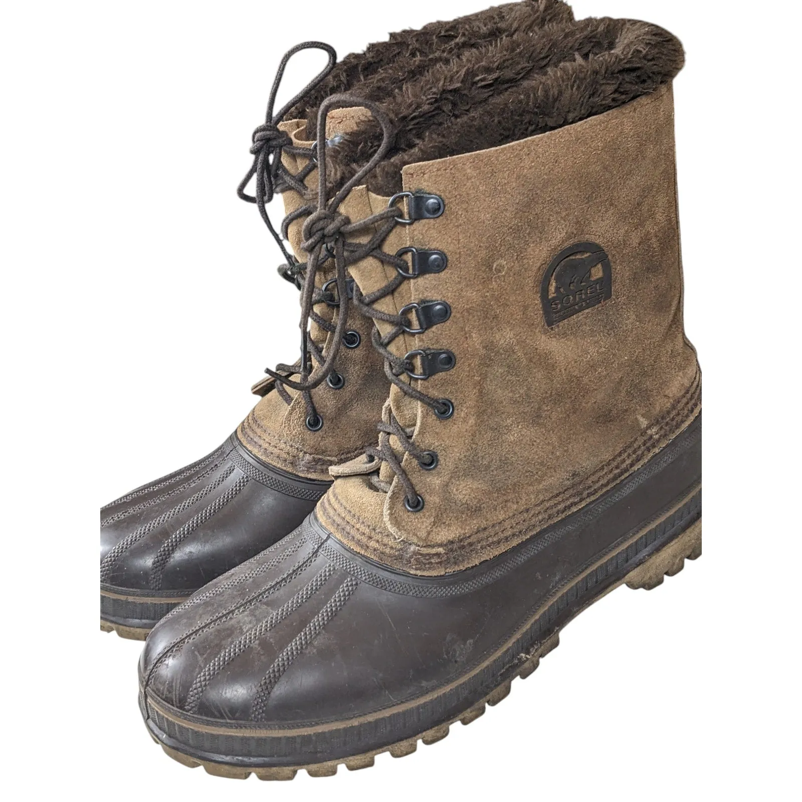 Sorel Winter Boots Mens 12 Kaufman Canada Waterproof Warm Insulated Heavy Duty