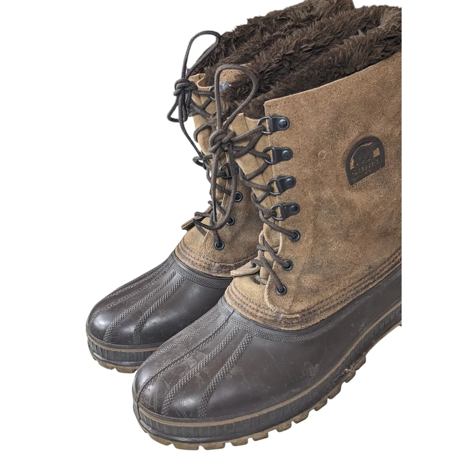 Sorel Winter Boots Mens 12 Kaufman Canada Waterproof Warm Insulated Heavy Duty