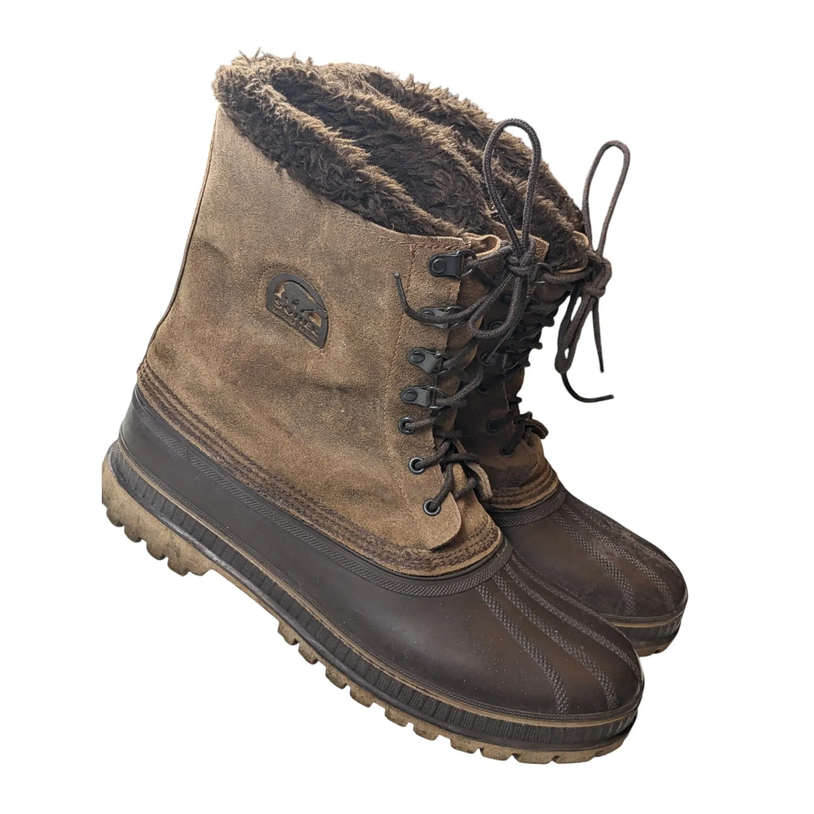 Sorel Winter Boots Mens 12 Kaufman Canada Waterproof Warm Insulated Heavy Duty