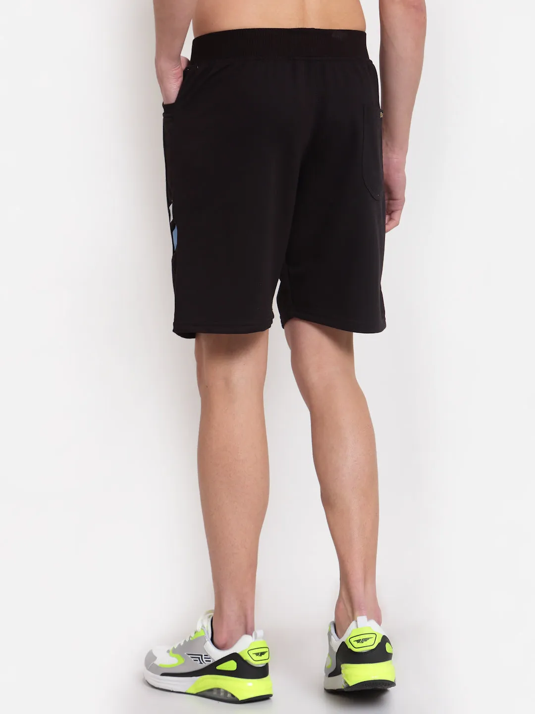Uzarus Men's Cotton Bermuda Shorts With 2 Zippered Pockets