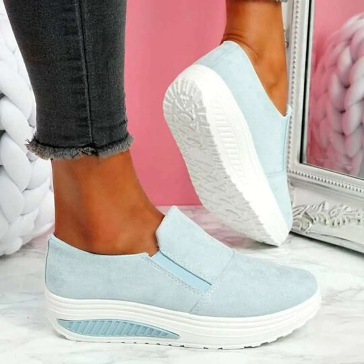 White Sneakers for Women Wide Toe Box Zapatos De Fiesta para Mujer Elegantes Comodos Trendy Walking Shoes for Women 2023 Womens White Platform Sneakers Zapatos Antideslizante para Mujeres