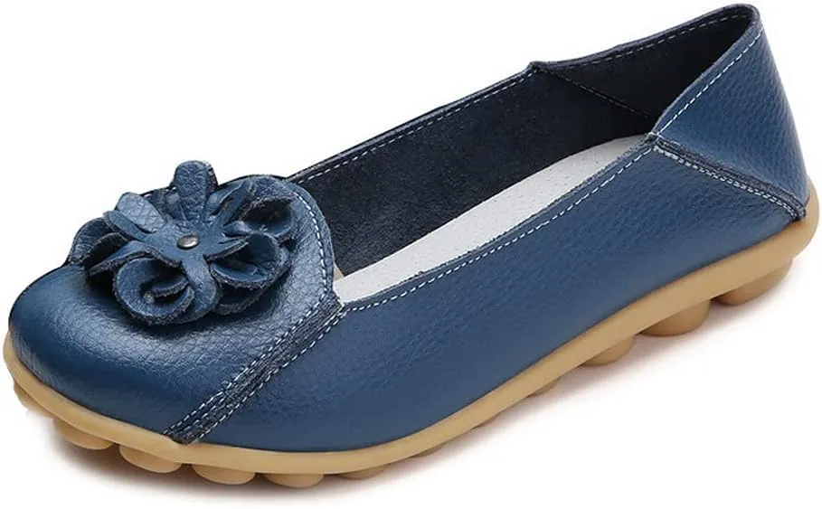 Women's Slip on Shoes Comfortable Peas Shoes Casual Flat Loafers Shoes