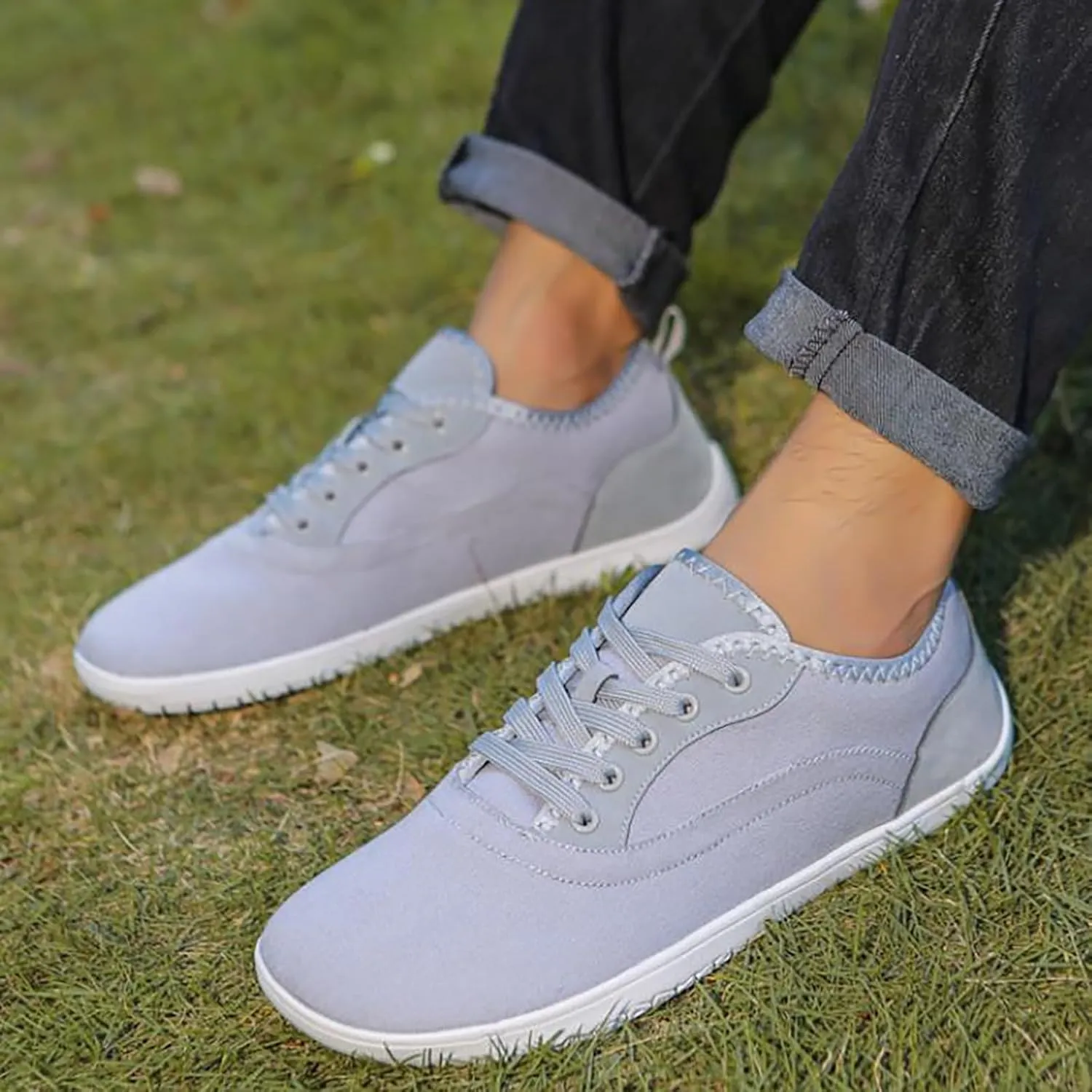 Womens Walking Sneakers Barefoot Shoes Women Men's Wide Minimalist Barefoot Sneakers Loafers for Women Casual Womens Loafers Wide Width Slip On Sneakers Men Wide Width