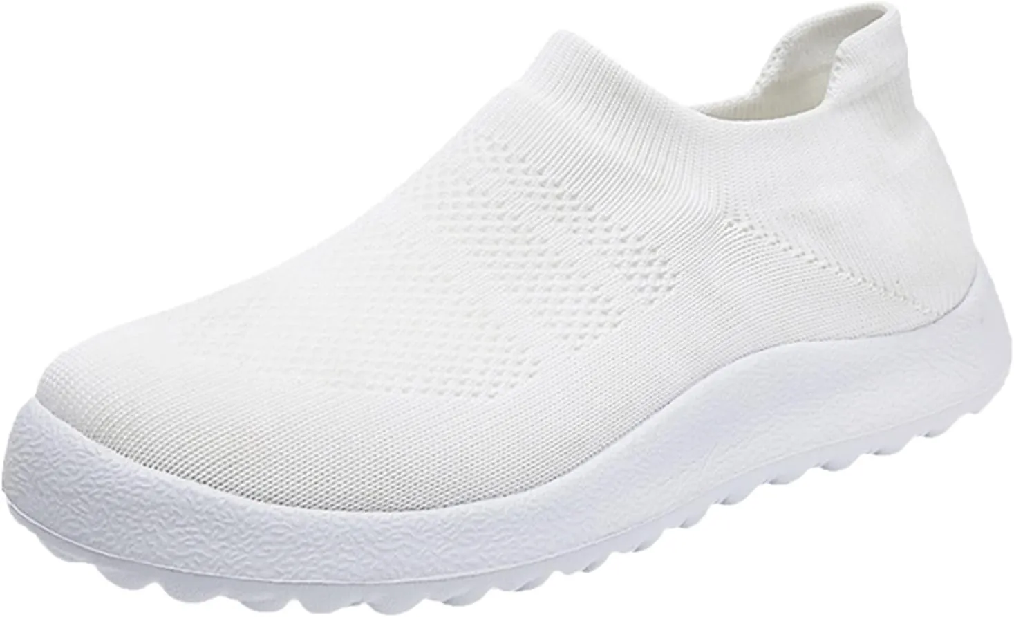 Womens White Platform Sneakers High Top Platform Shoes Fashion Canvas Walking Shoes Women Slide On Loafers Women Shoes Men's Slip On Sneakers